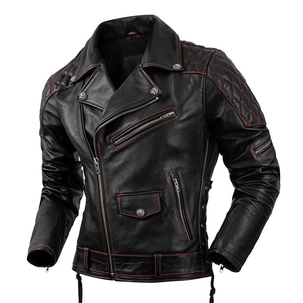 美品　V2 leather jacket Alexander Wang Black Leather Biker Jacket - size US 8
